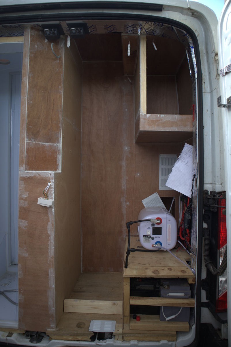 Garage wood filled
